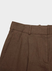 Touchpoint Short - PowerLinen™ - RICH MOCHA BROWN