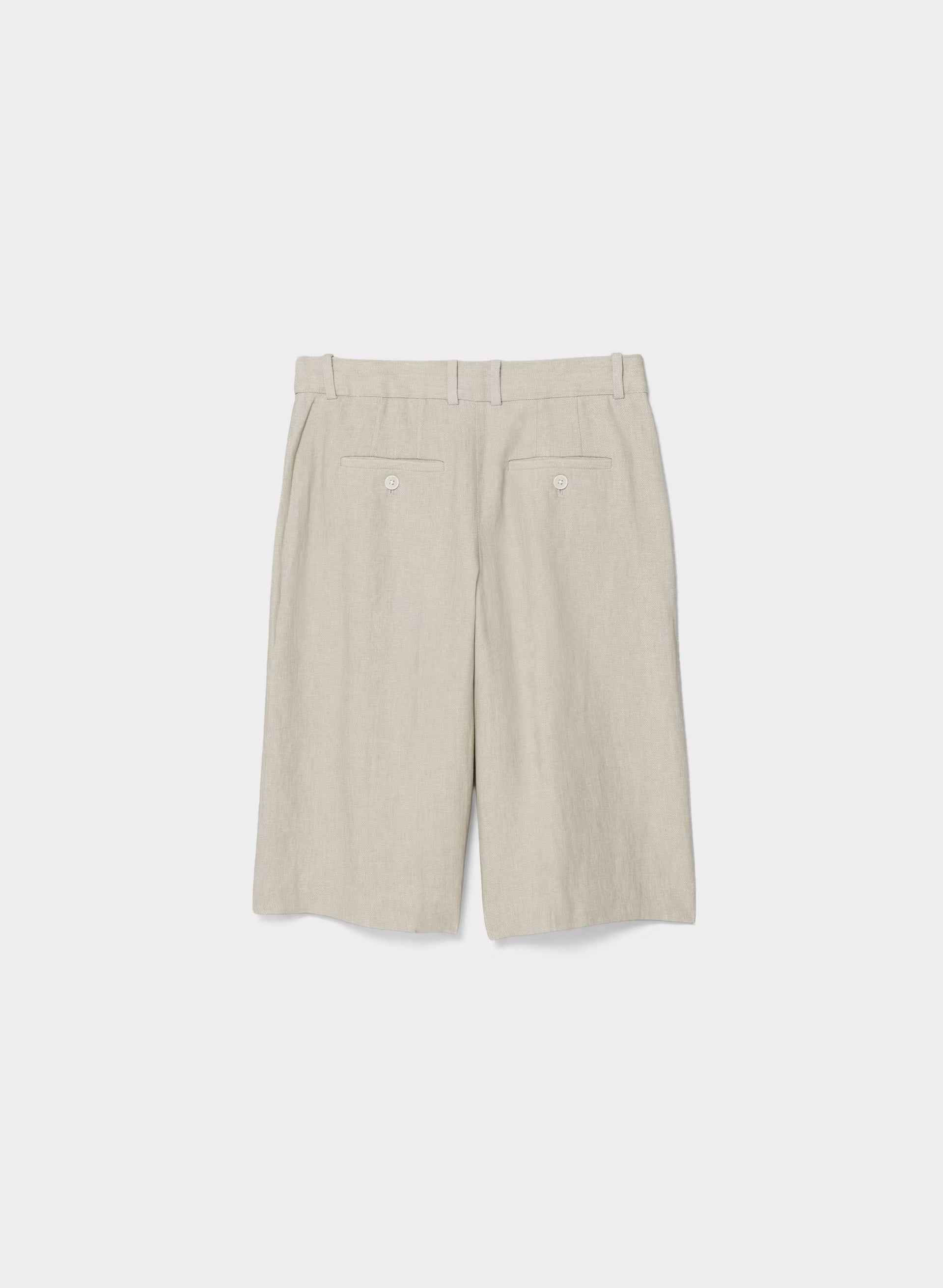 Touchpoint Short - PowerLinen™ - UNDYED DARK ECRU