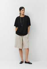Touchpoint Short - PowerLinen™ - UNDYED DARK ECRU