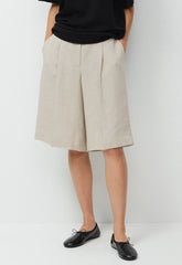 Touchpoint Short - PowerLinen™ - UNDYED DARK ECRU