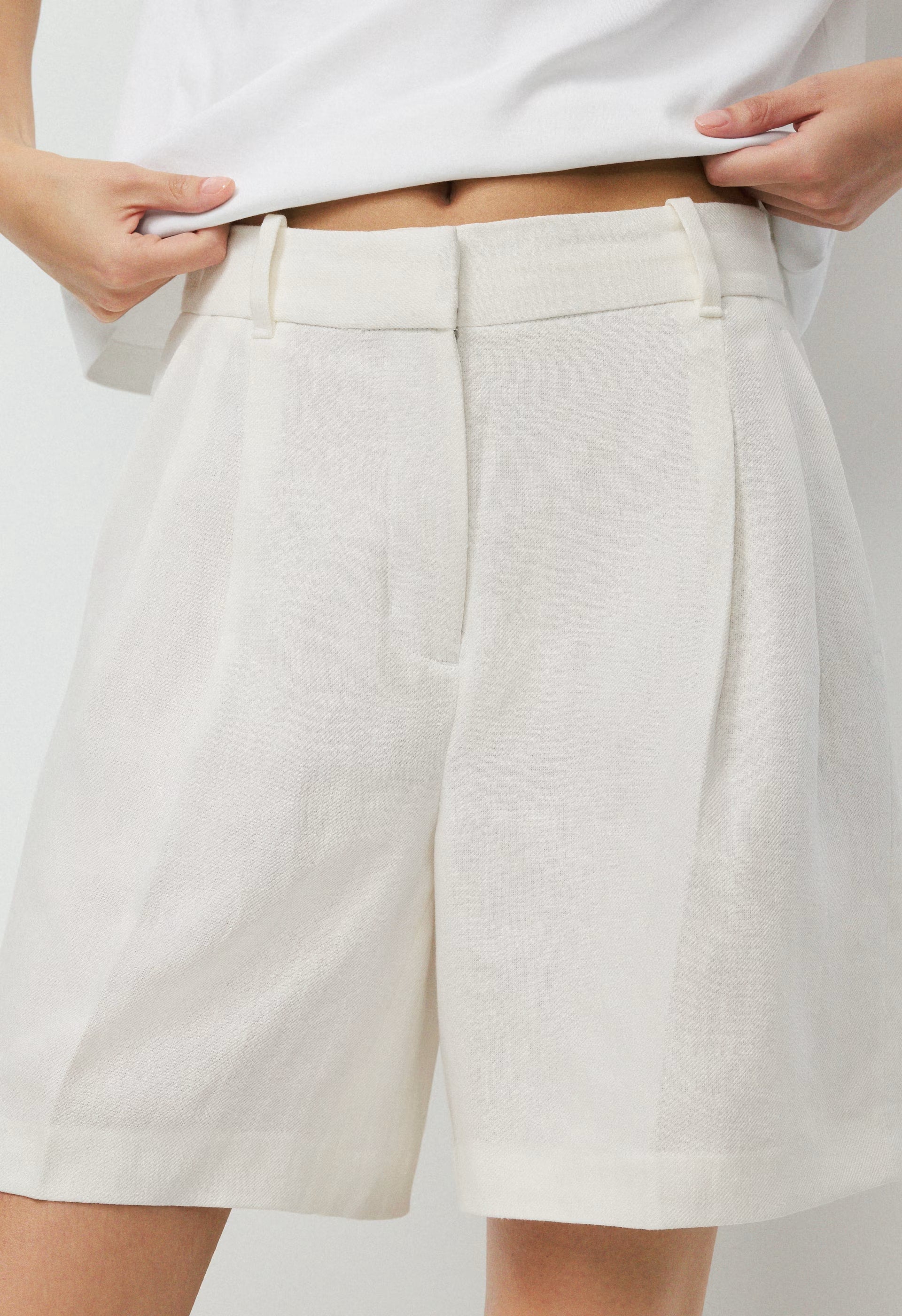 The Effortless Short™ Long - PowerLinen™ - LIGHT BIRCH