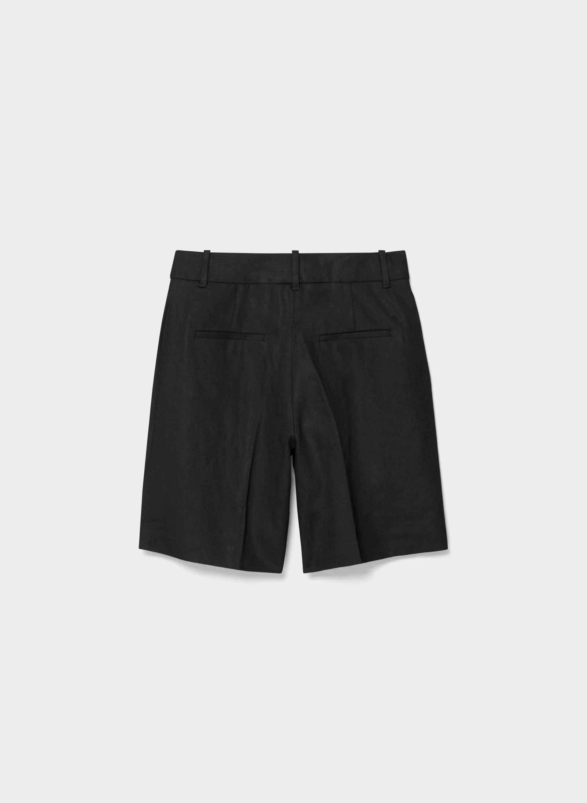 The Effortless Short™ Long - PowerLinen™ - BLACK
