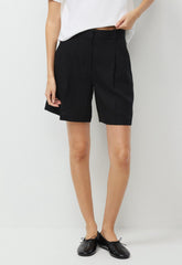 The Effortless Short™ Long - PowerLinen™ - BLACK