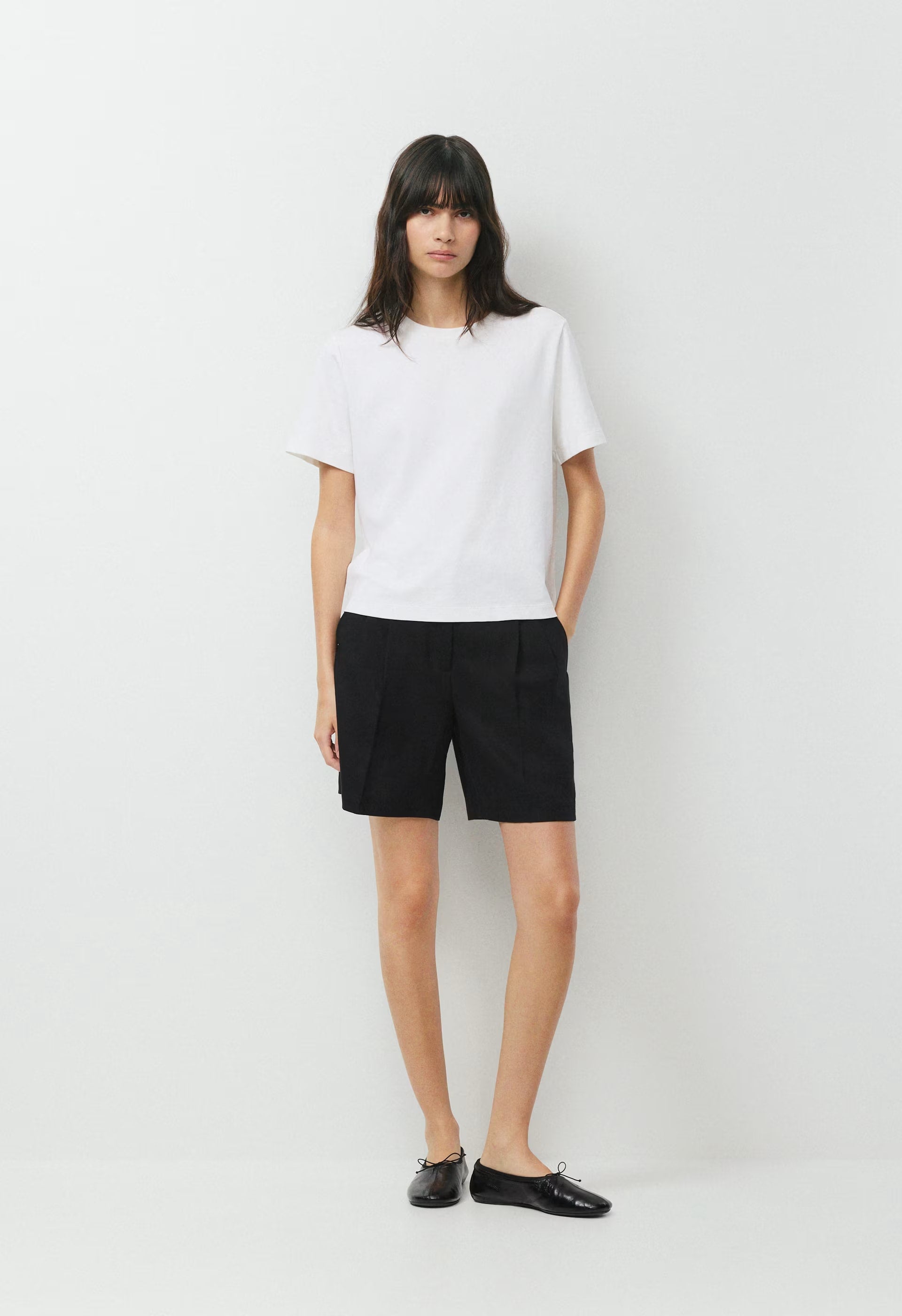 The Effortless Short™ Long - PowerLinen™ - UNDYED DARK ECRU