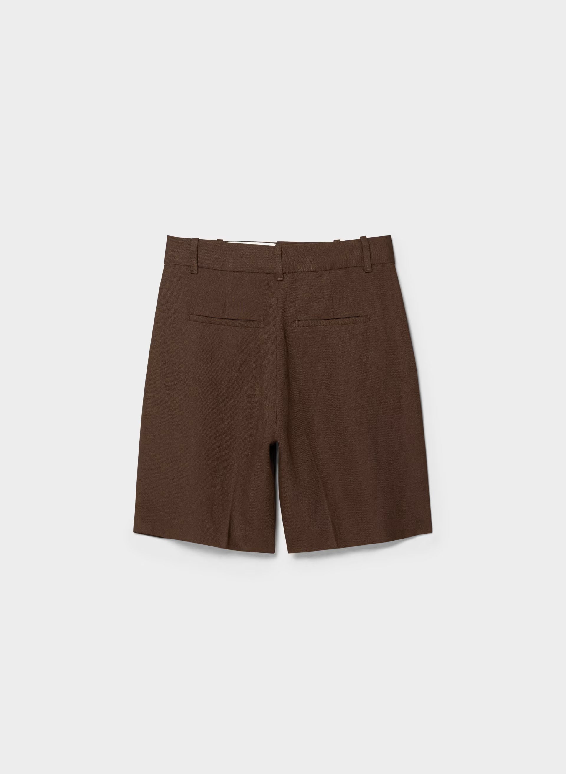 The Effortless Short™ Long - PowerLinen™ - RICH MOCHA BROWN
