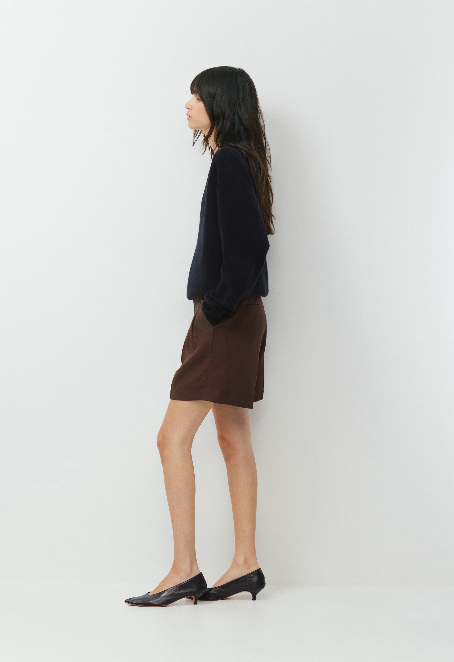 The Effortless Short™ Long - PowerLinen™ - RICH MOCHA BROWN