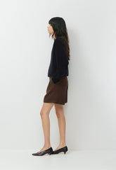 The Effortless Short™ Long - PowerLinen™ - RICH MOCHA BROWN