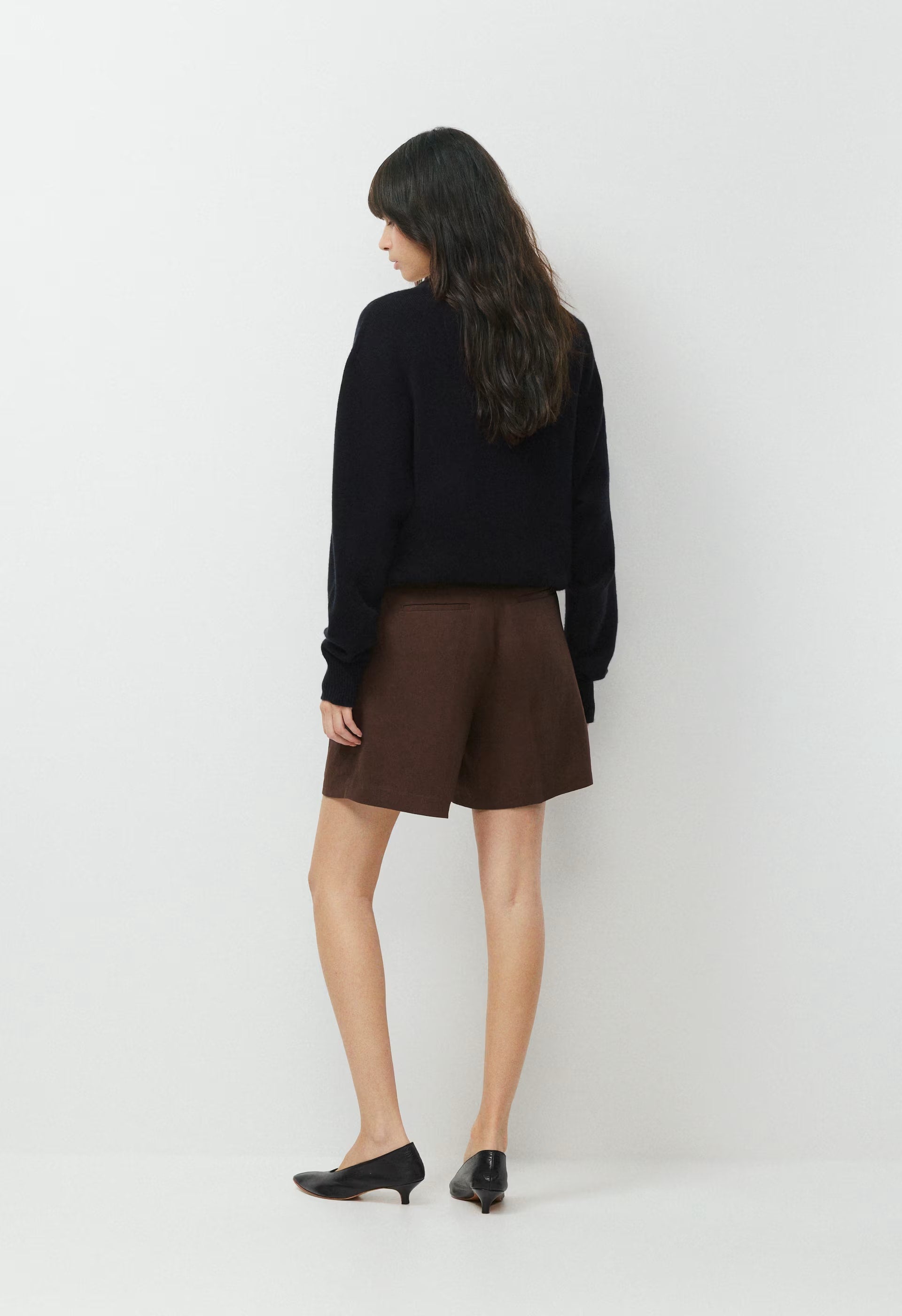 The Effortless Short™ Long - PowerLinen™ - RICH MOCHA BROWN