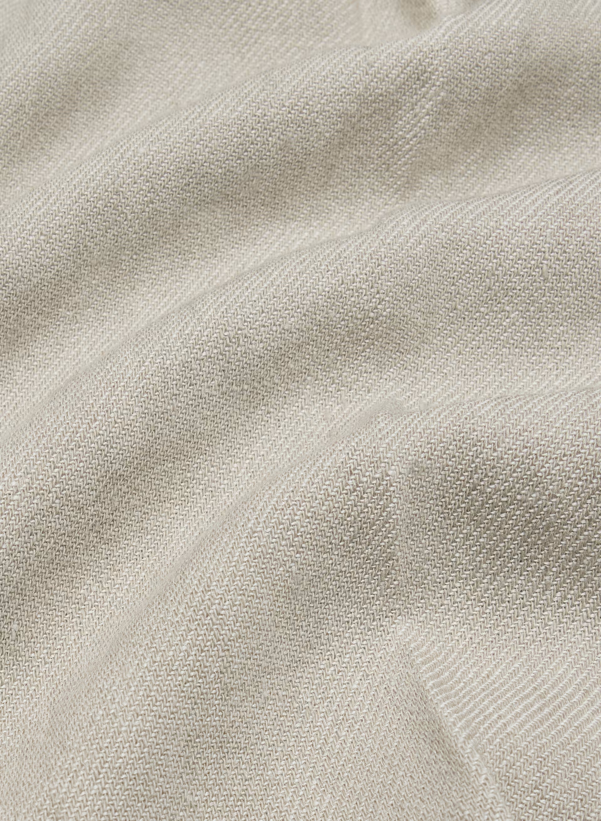 The Effortless Short™ Long - PowerLinen™ - UNDYED DARK ECRU