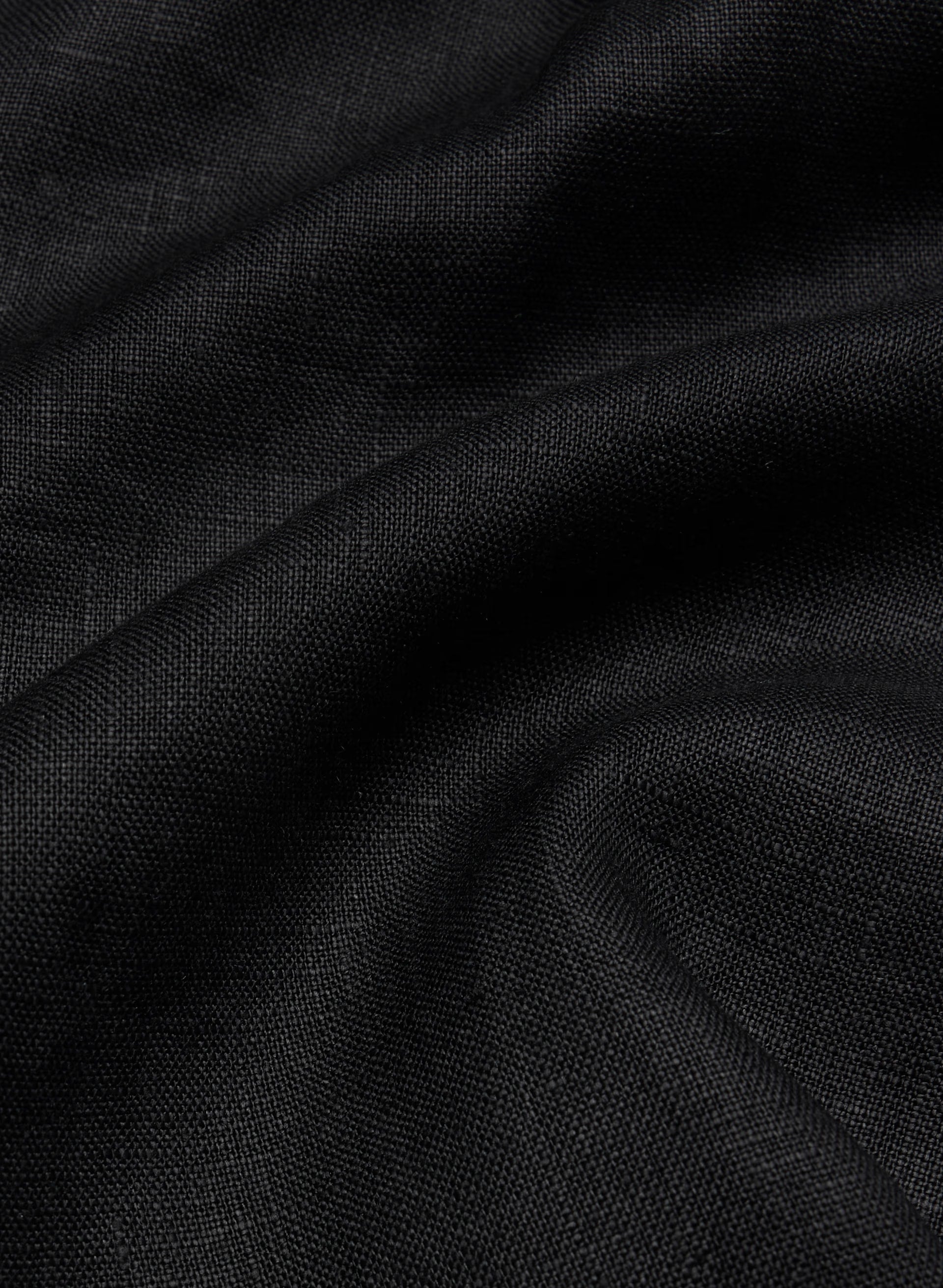 Whimsy Linen Short - BLACK/BLACK
