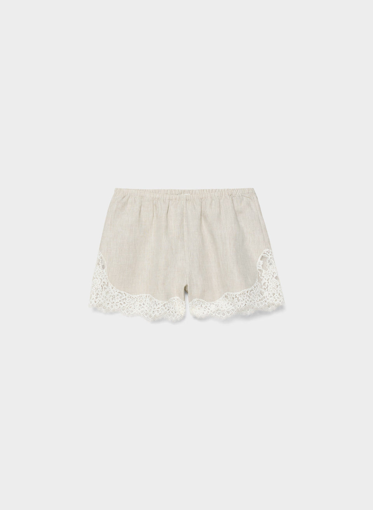 Whimsy Linen Short - UNDYED ECRU/LT BIRCH