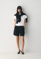 The Effortless Short™ Long - Crepette™ - BLACK