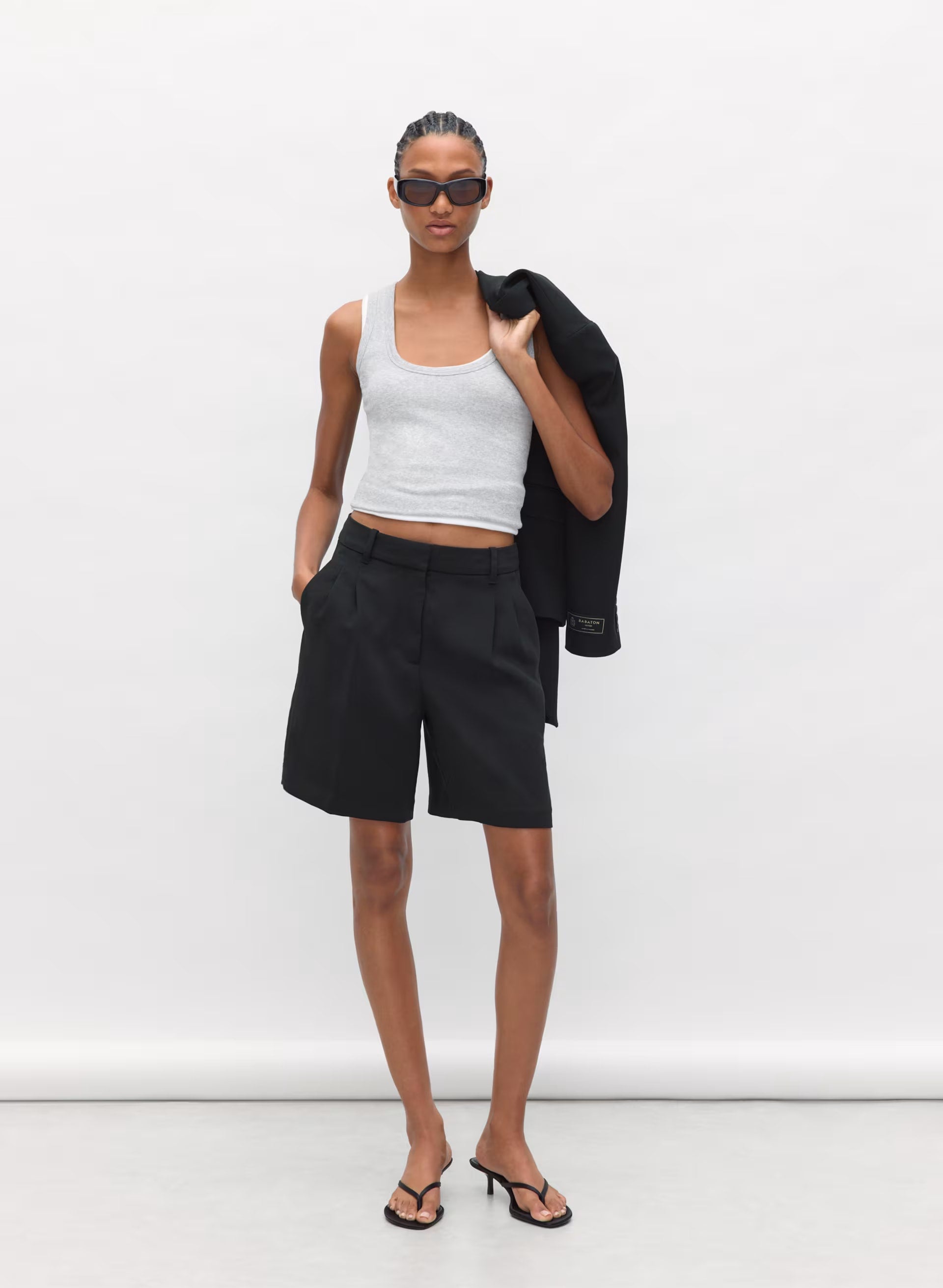 The Effortless Short™ Long - Crepette™ - BLACK