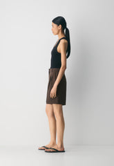 The Effortless Short™ Long - Crepette™ - RICH MOCHA BROWN