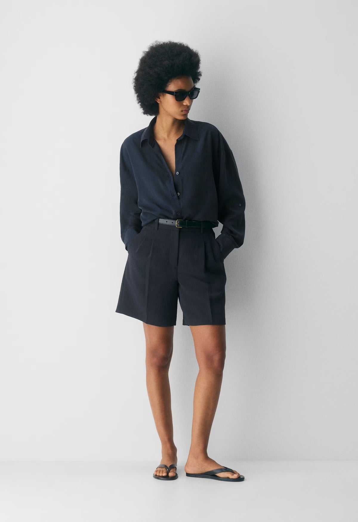 The Effortless Short™ Long - Crepette™ - DARK NIGHT NAVY
