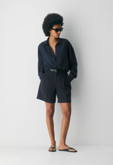 The Effortless Short™ Long - Crepette™ - DARK NIGHT NAVY