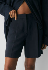The Effortless Short™ Long - Crepette™ - DARK NIGHT NAVY