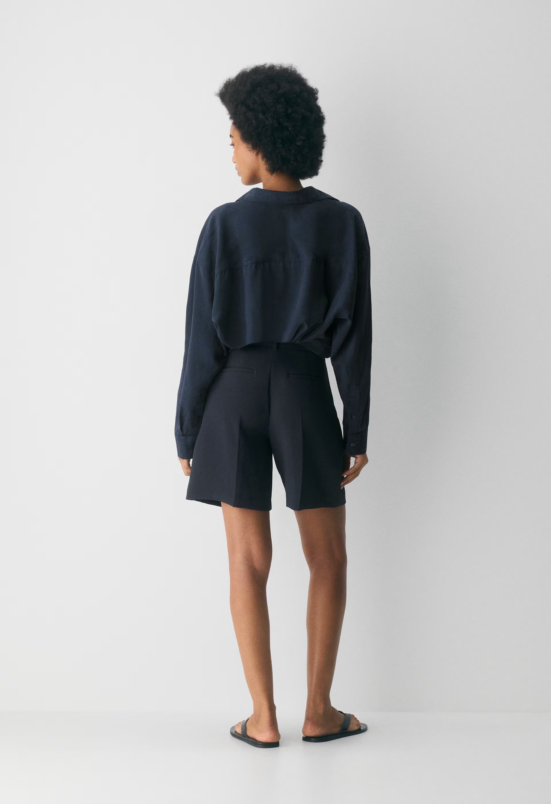 The Effortless Short™ Long - Crepette™ - DARK NIGHT NAVY