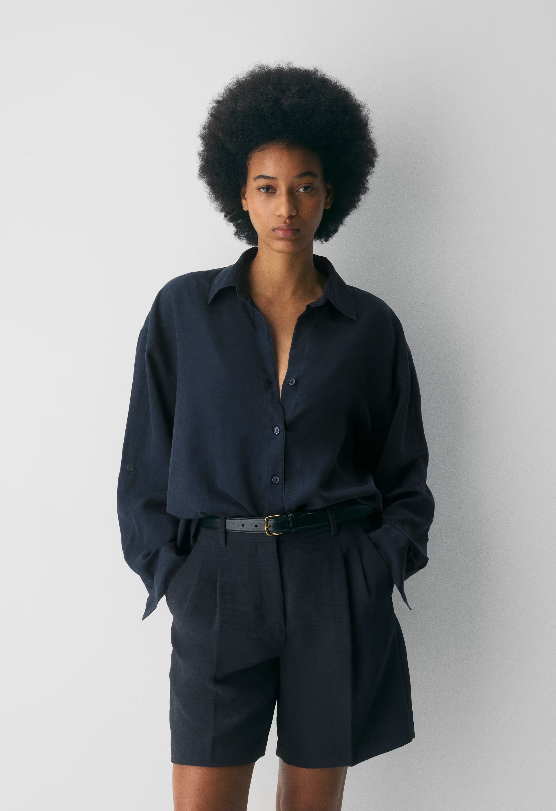 The Effortless Short™ Long - Crepette™ - DARK NIGHT NAVY