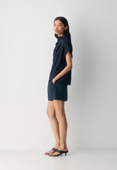 The Effortless Short™ Mid-Thigh - Crepette™ - ADMIRAL