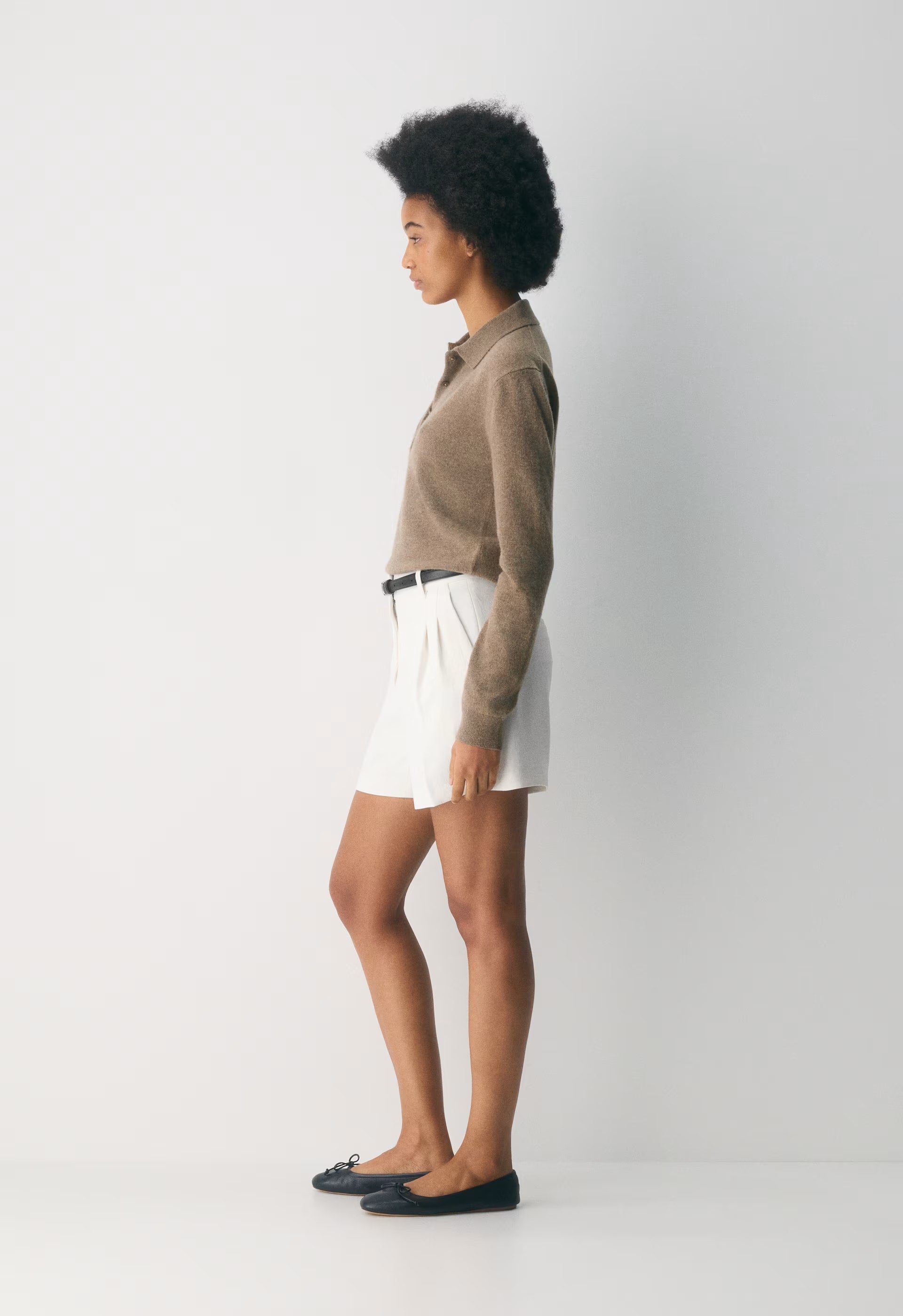 The Effortless Short™ Mid-Thigh - Crepette™ - LIGHT BIRCH