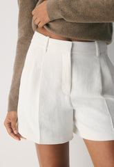 The Effortless Short™ Mid-Thigh - Crepette™ - LIGHT BIRCH