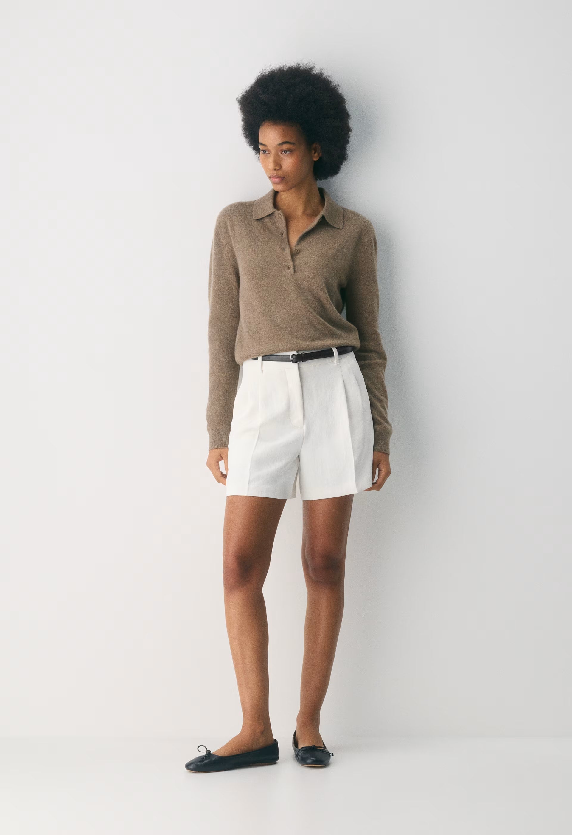 The Effortless Short™ Mid-Thigh - Crepette™ - LIGHT BIRCH