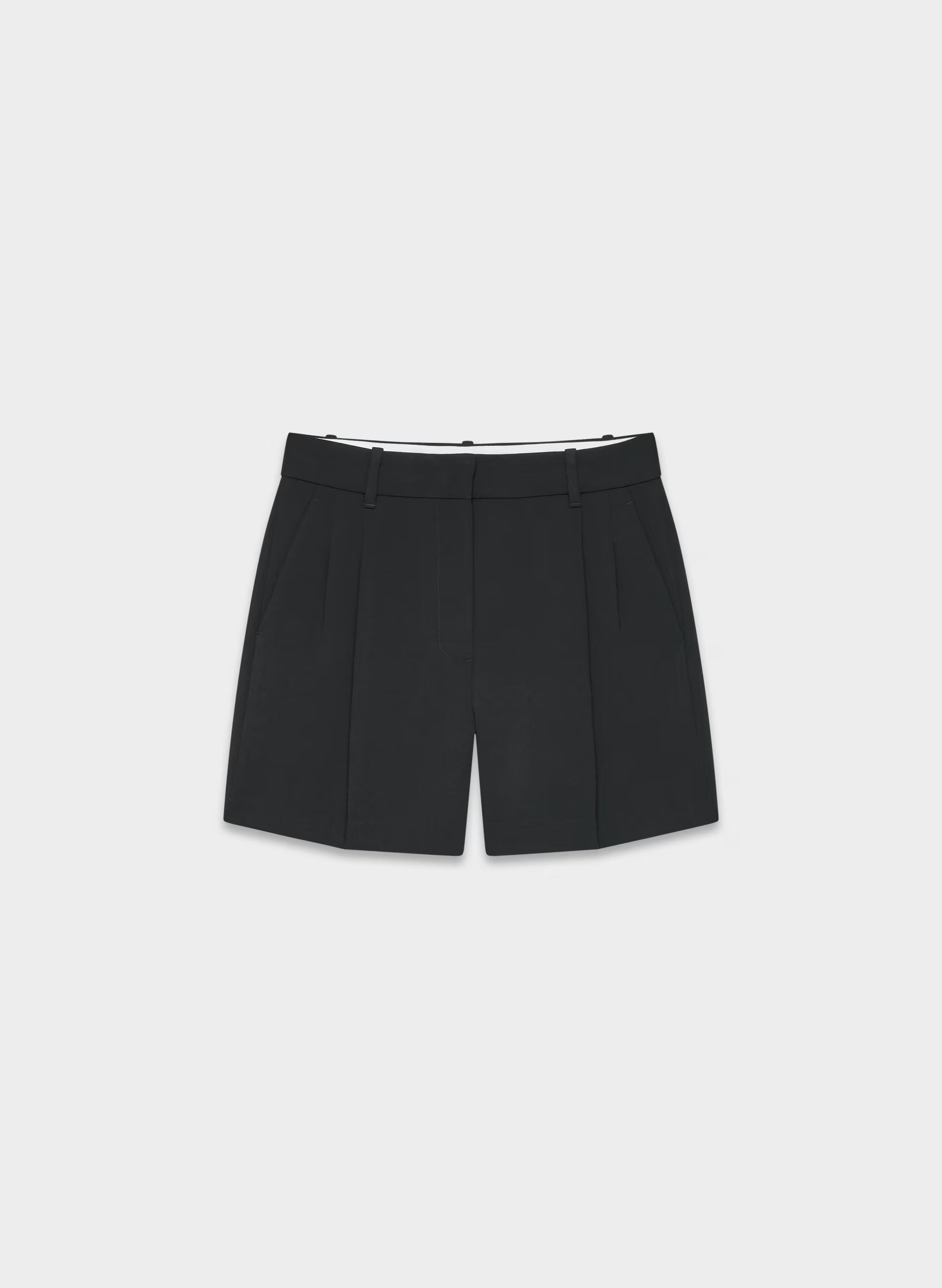 The Effortless Short™ Mid-Thigh - Crepette™ - BLACK