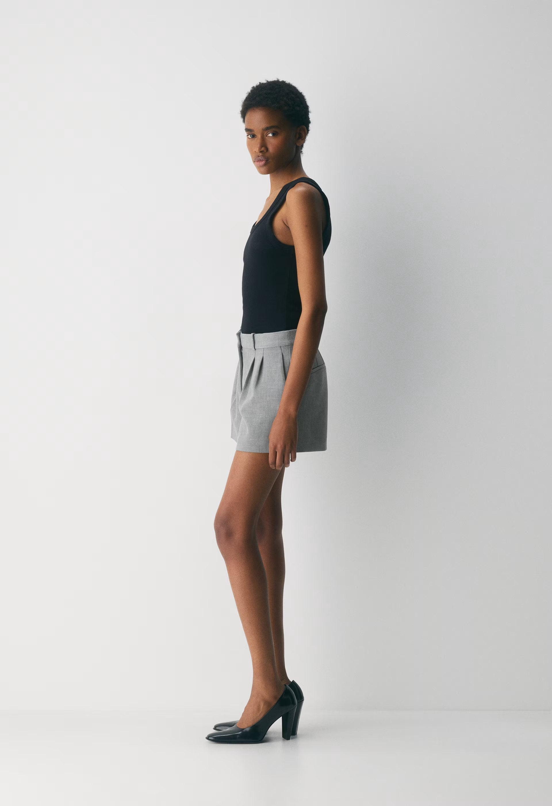 Pleated Mini Short - Eversential™ - WHITE