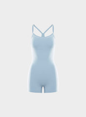 LIFE Heatwave Romper - RIPPLE BLUE/ WHITE