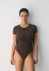 Original Contour Vivacity Crew Bodysuit - RICH MOCHA BROWN