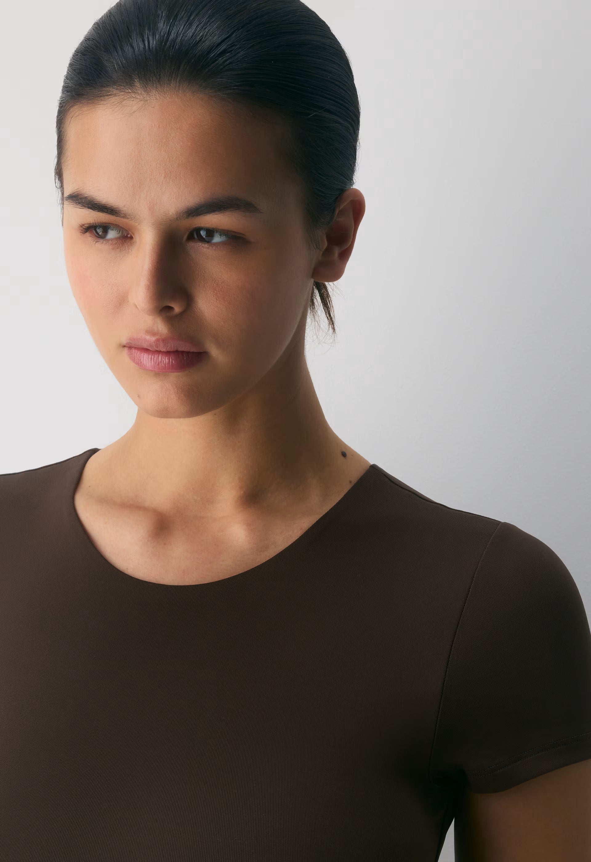 Original Contour Vivacity Crew Bodysuit - RICH MOCHA BROWN