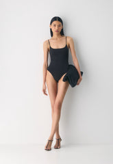 Original Contour Float Cami Bodysuit - RICH MOCHA BROWN