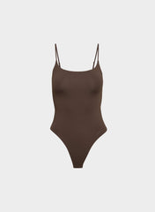 Original Contour Float Cami Bodysuit - RICH MOCHA BROWN