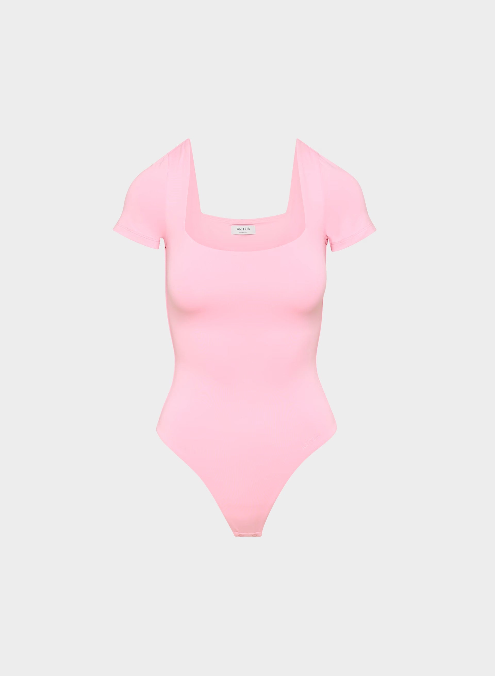 Original Contour Manner Squareneck Bodysuit - JELLYBEAN PINK