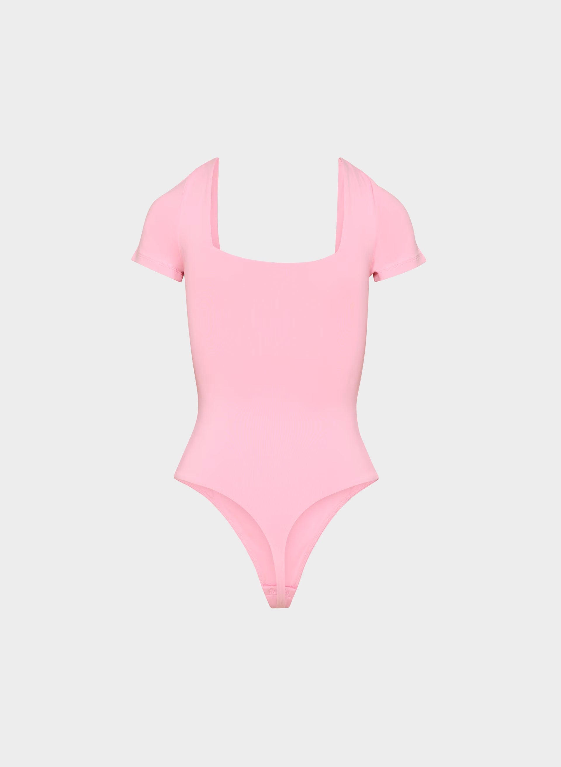 Original Contour Manner Squareneck Bodysuit - JELLYBEAN PINK
