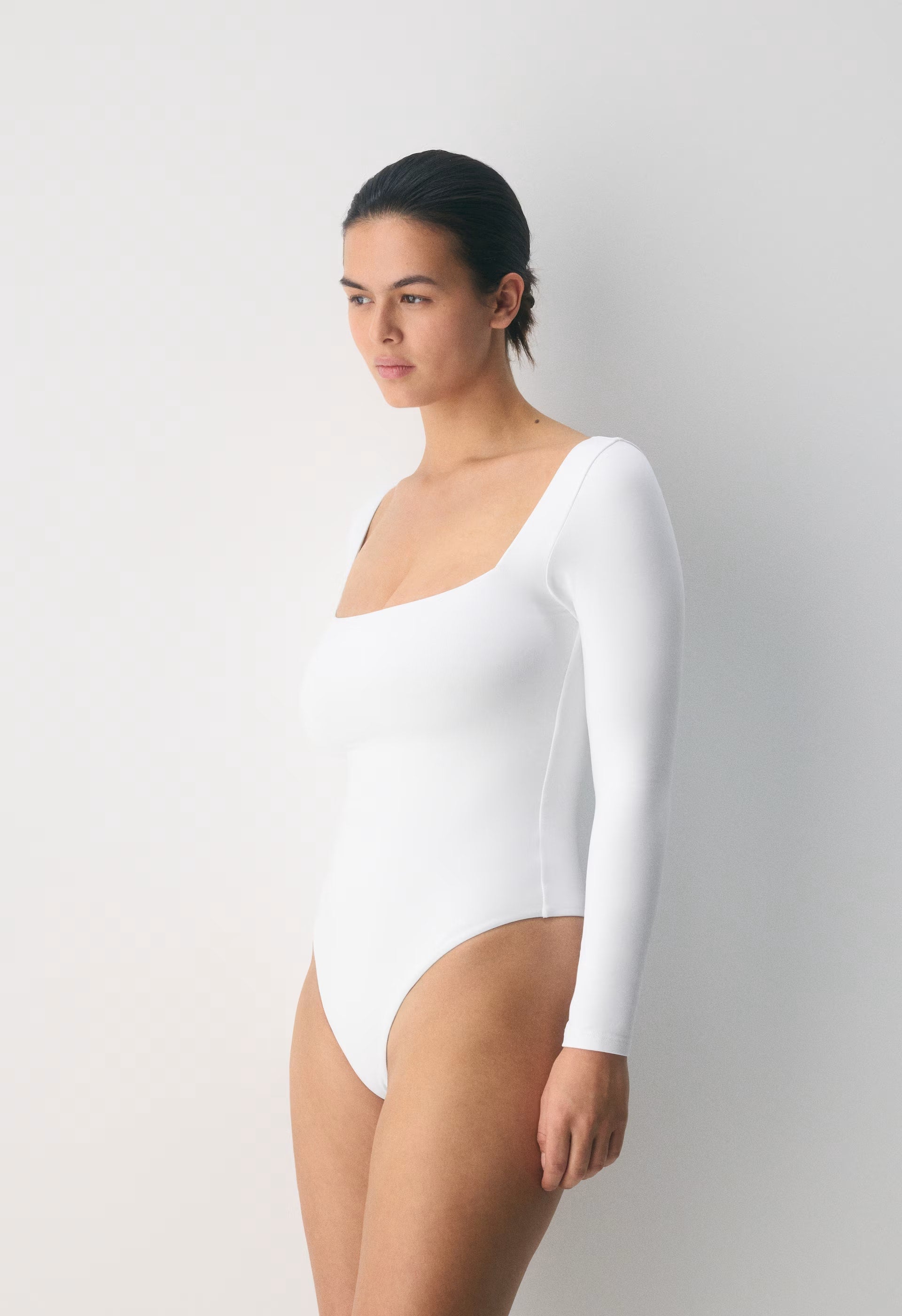 Original Contour Headway Squareneck Bodysuit - SUMAC BURGUNDY