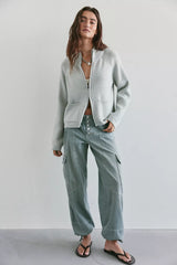 We The Free On It Zip-Up Cardigan