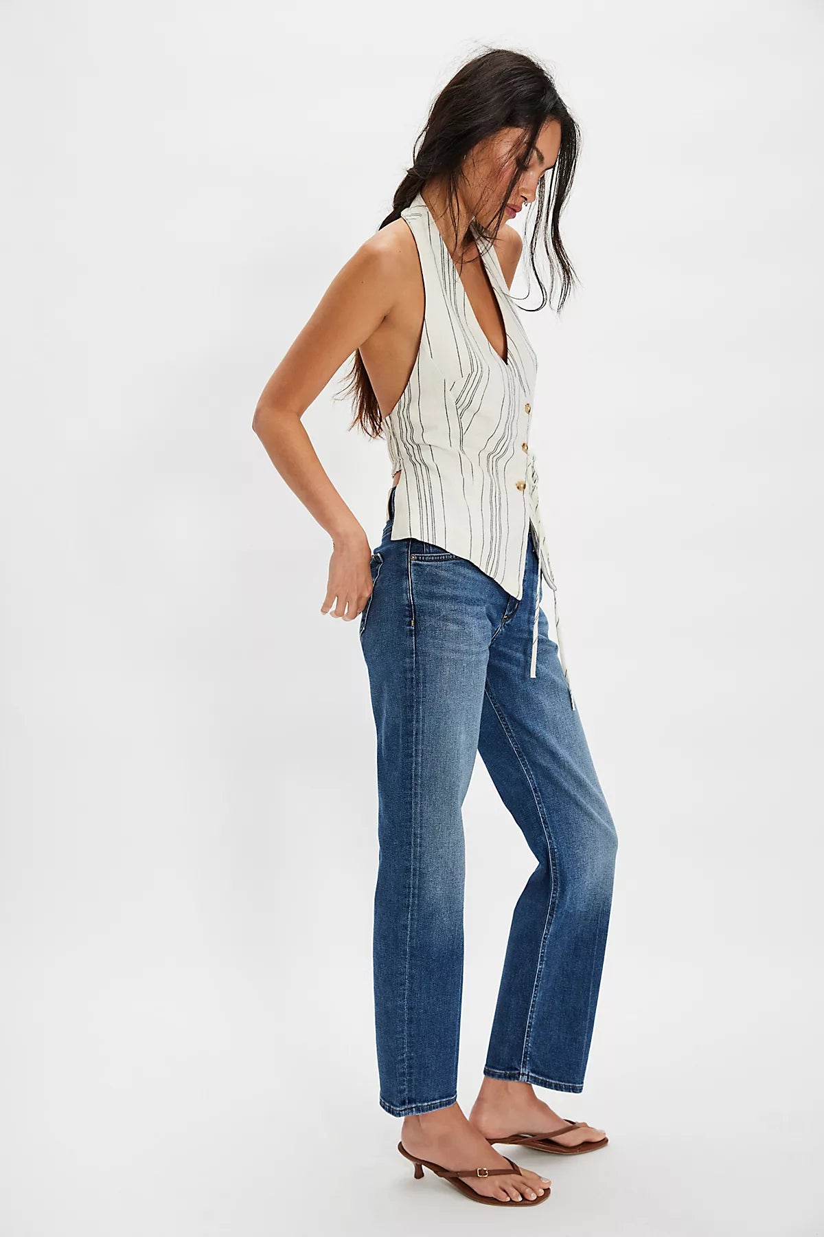 Citizens of Humanity Anissa Low-Rise Straight Leg Jeans