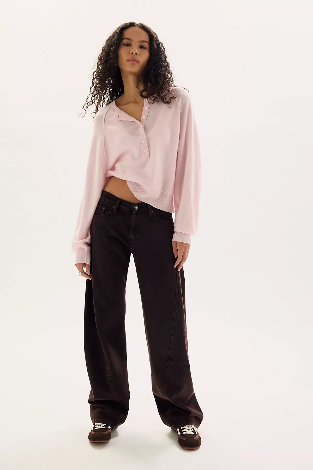 Porta Cashmere Henley Sweater