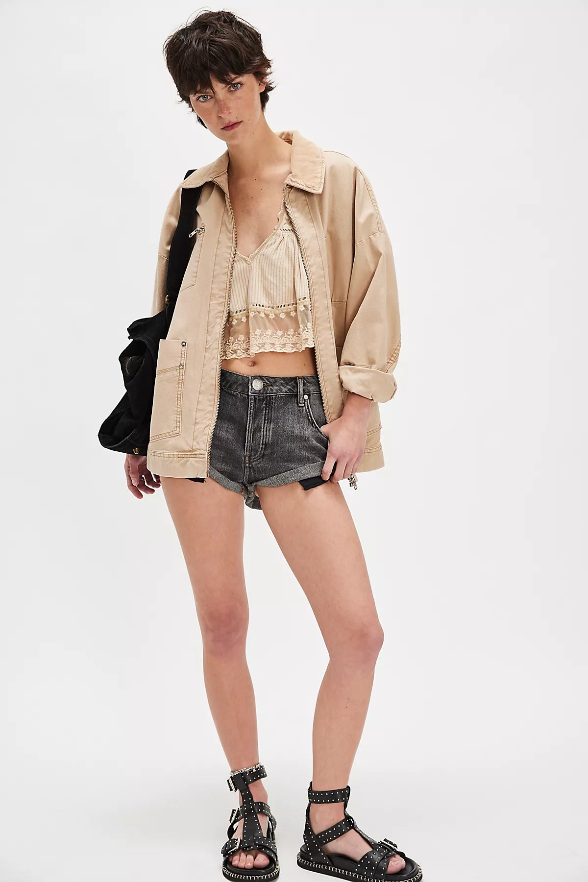OneTeaspoon Bandits Low-Waist Denim Shorts