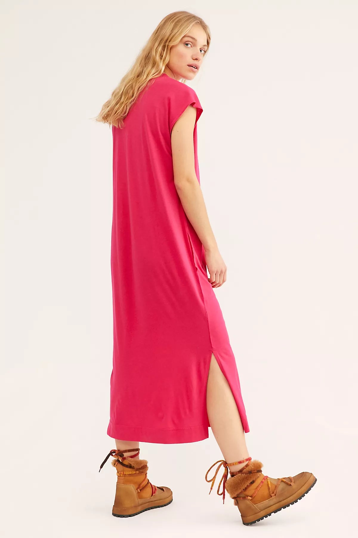 All Day Long Midi T-Shirt Dress