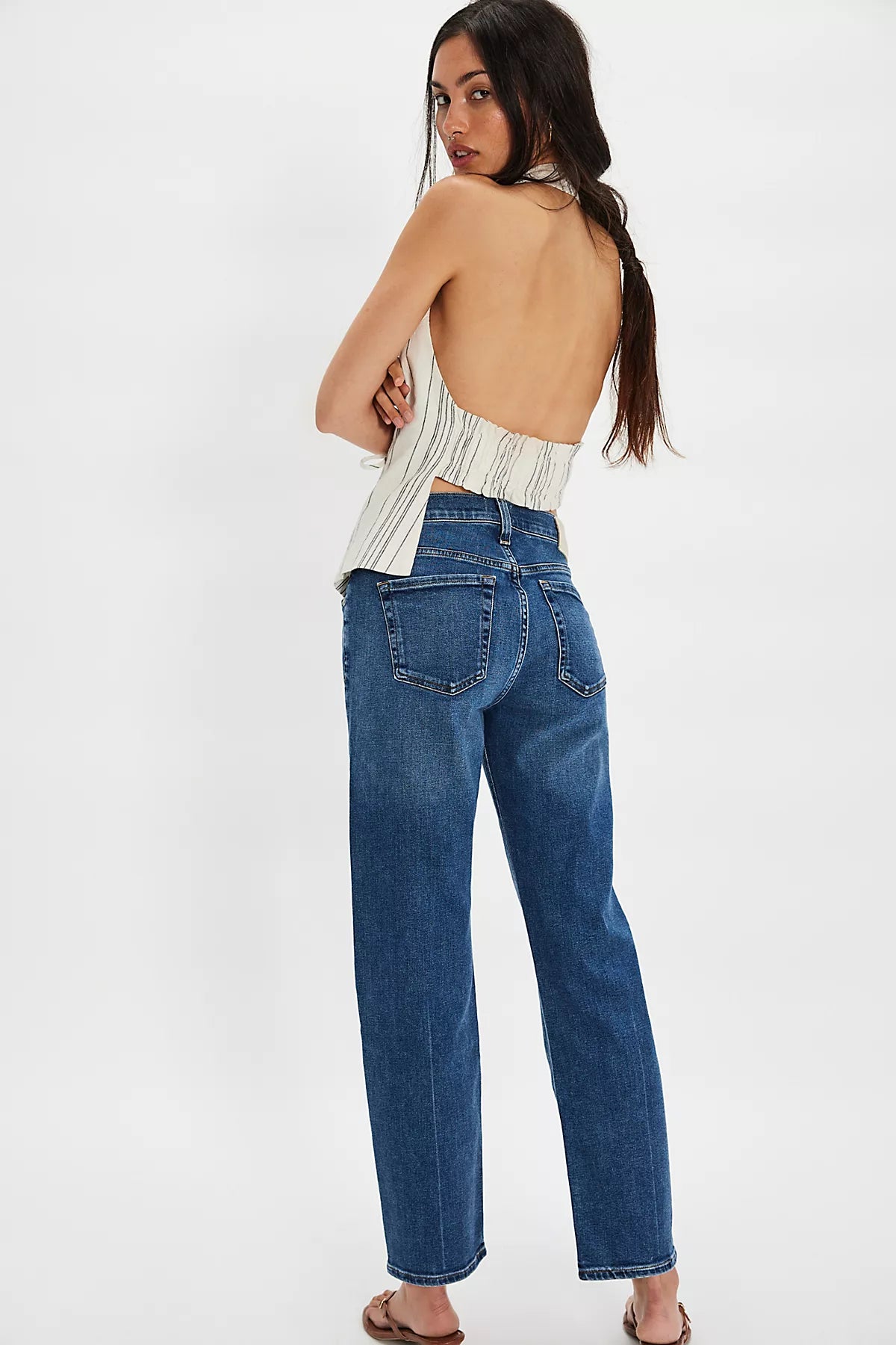 Citizens of Humanity Anissa Low-Rise Straight Leg Jeans