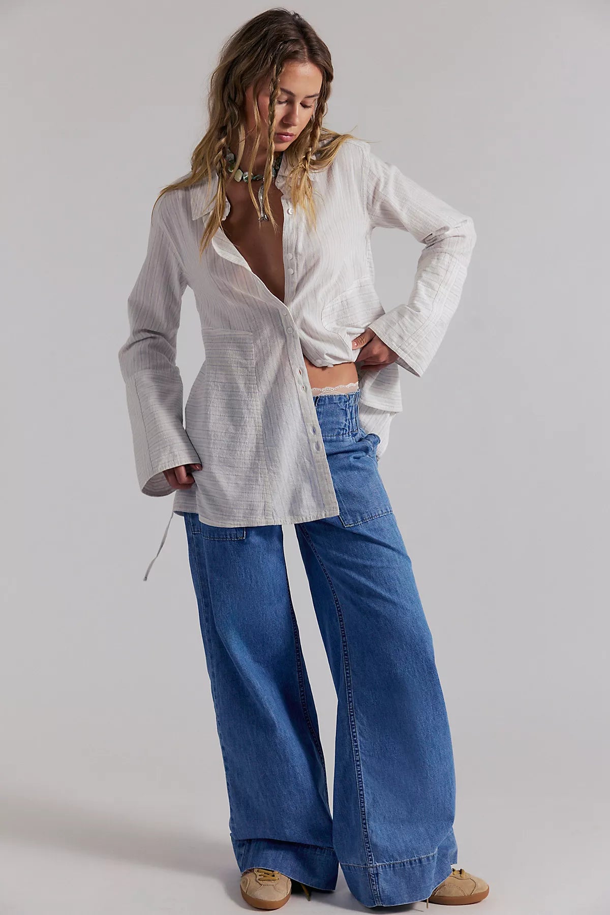 We The Free Breezy Denim Pull-On Jeans