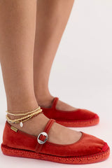 Oasis Velvet Espadrilles