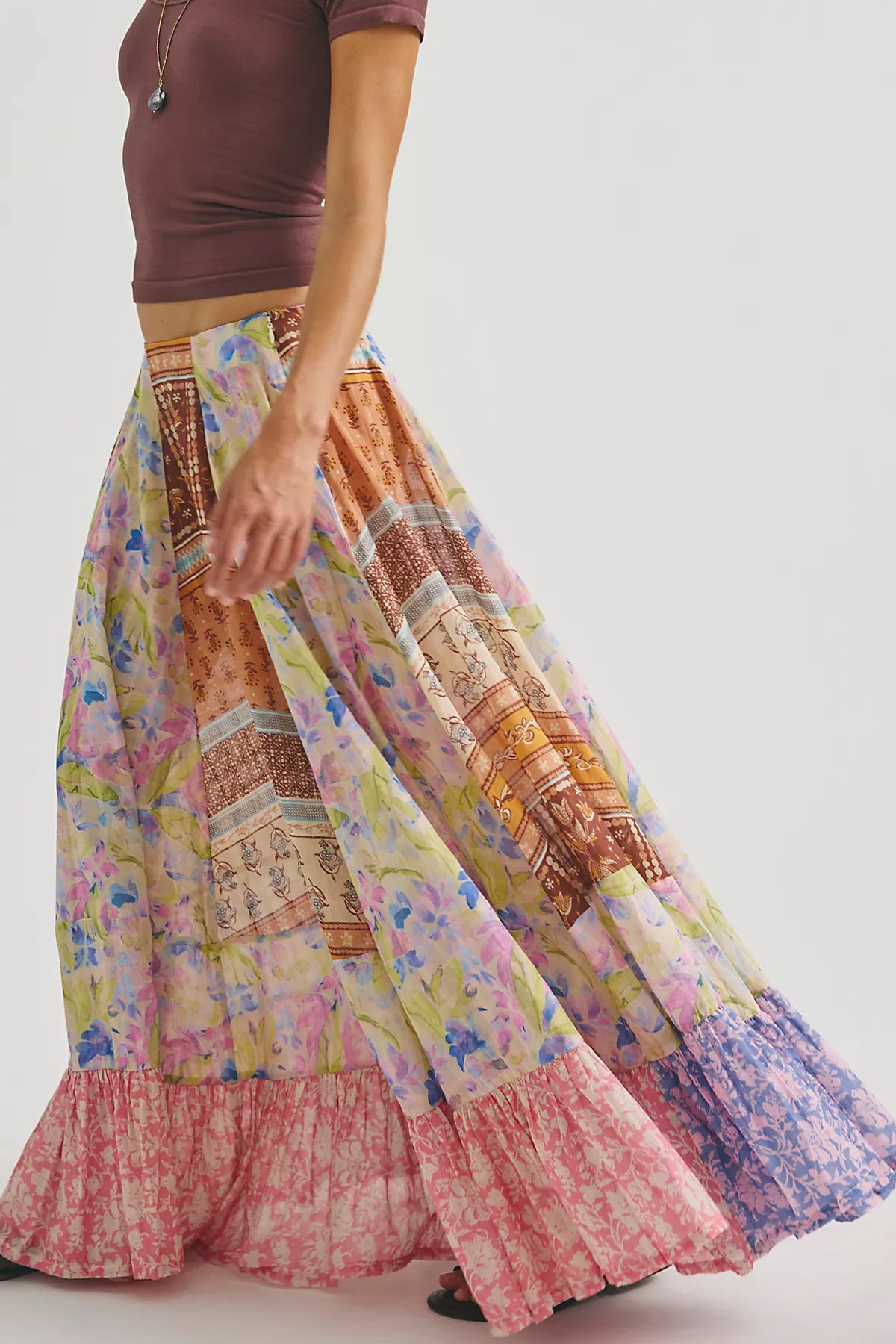 Santa Eulalia Printed Maxi Skirt