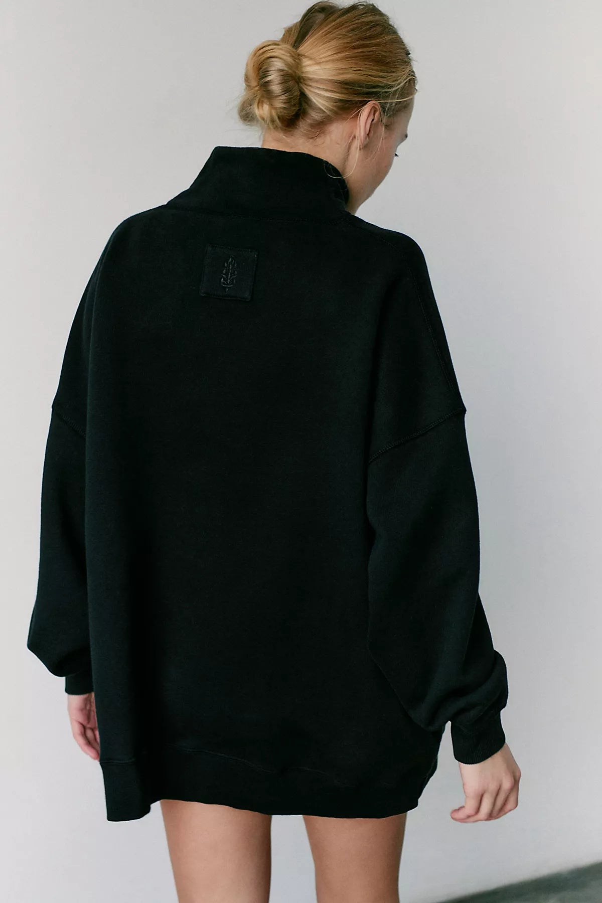 A Cut Above Mock Neck Pullover Sweatshirt