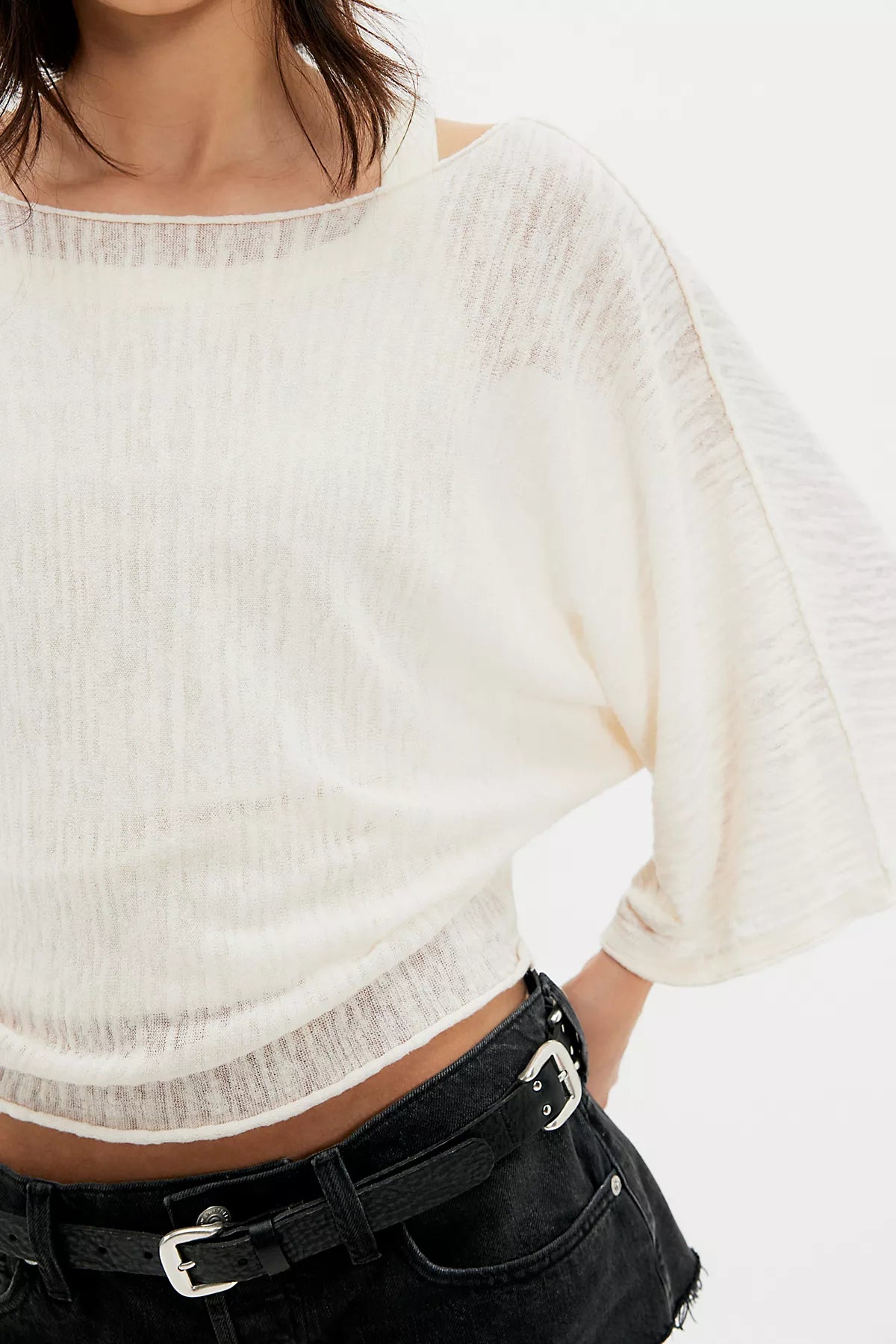 Amber Breeze Off-The-Shoulder Sweater