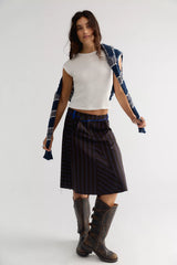 Final Score Midi Skirt