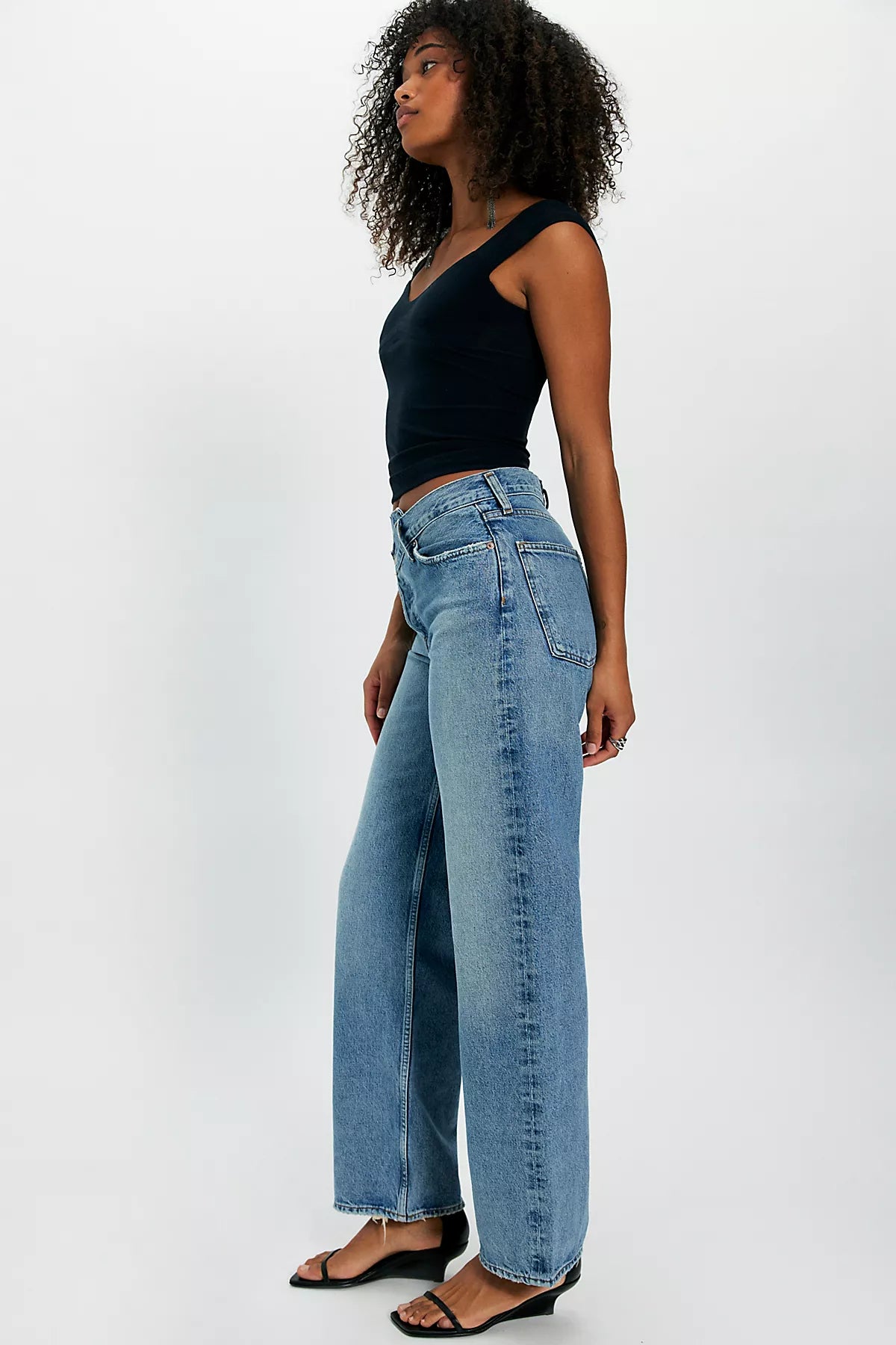 AGOLDE Arc Criss Cross Jeans